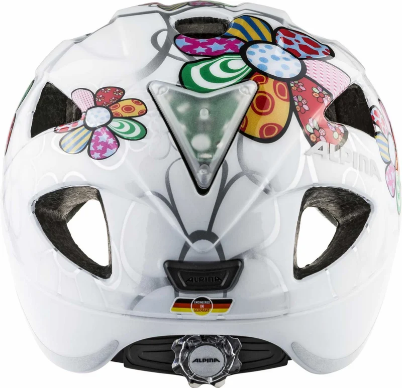 Alpina Ximo Flash Kinder-Helm white flower gloss
