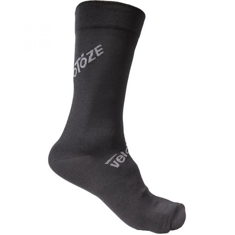 VeloToze Socken Leightweight schwarz S/M (37-42,5) - ultraleichte Radsocken für maximale Performance