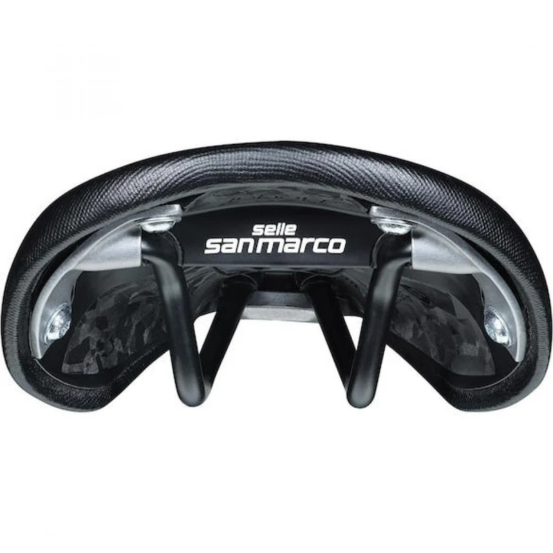 Selle San Marco Sattel Regal Short Full-Fit Dynamic 140 x 255 mm Schwarz - komfortabler Offroad-Sattel