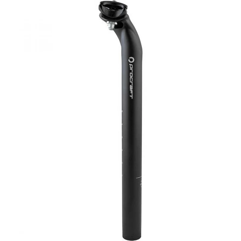 Procraft Sattelstütze Classic 2-Bolt Ø 30,9 x 400 mm Schwarz - 7075 Aluminium, robust & präzise