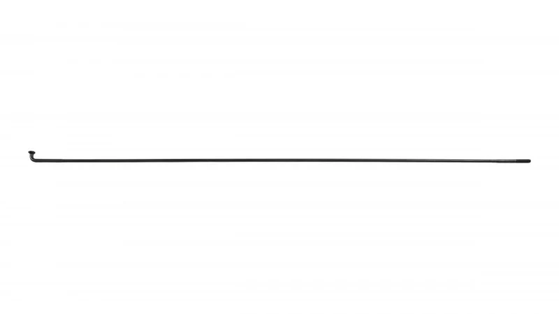 SAPIM D-Light Speiche 284mm J-Bend 14G 2.0x1.65mm Schwarz - Leichte Edelstahlspeiche