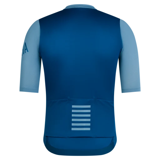 Rapha Herren Pro Team Trainings Radtrikot Dusted Blue/Jewelled Blue