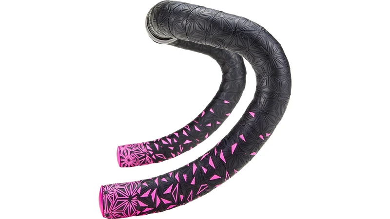 Supacaz Super Sticky Kush Star Fade Lenker Tonband Specialized Neon Rosa/Neon Rosa Plugs