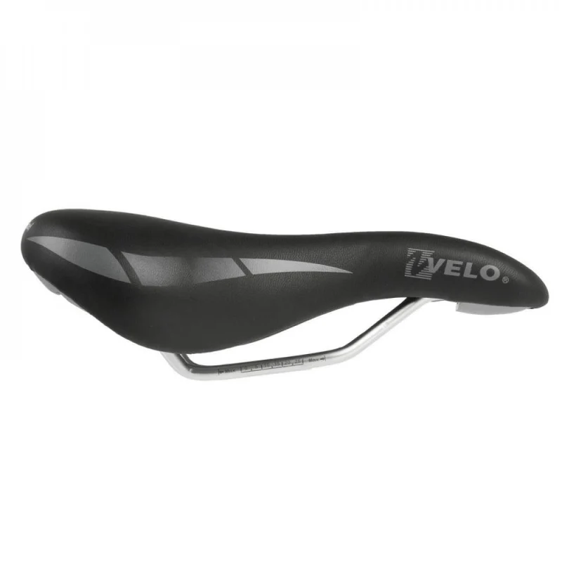 VELO Wide Damen-Fahrradsattel 250 × 168 mm schwarz