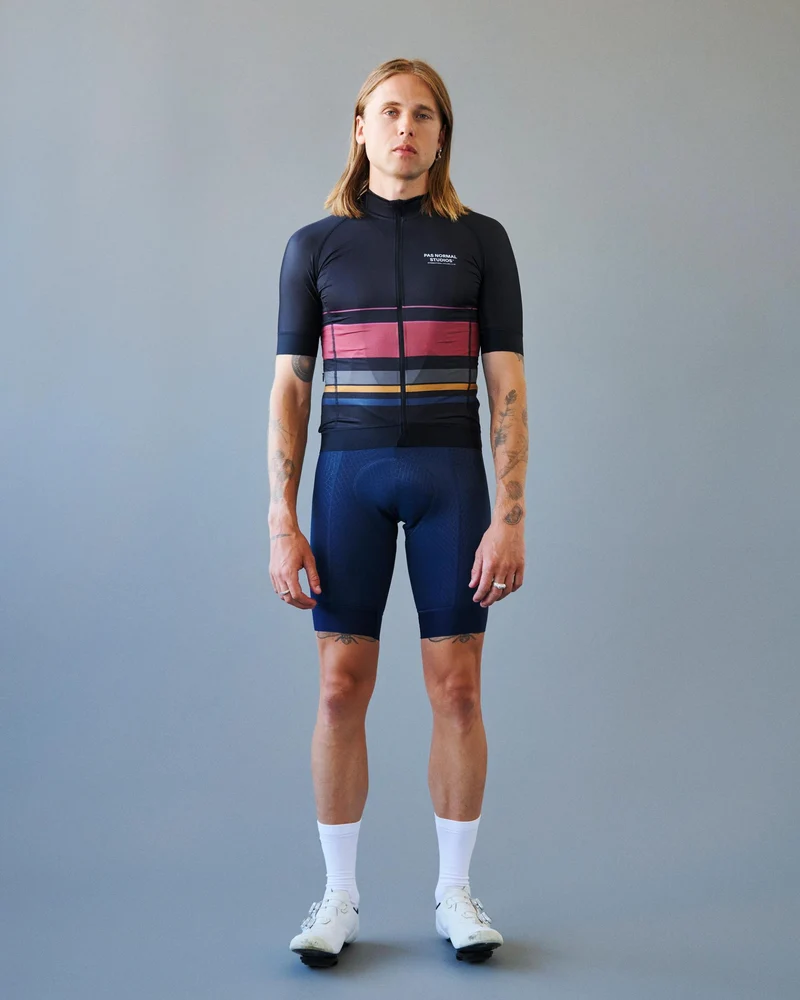 Pas Normal Studios Mechanism Late Drop Kurzarm Radtrikot Herren Schwarz