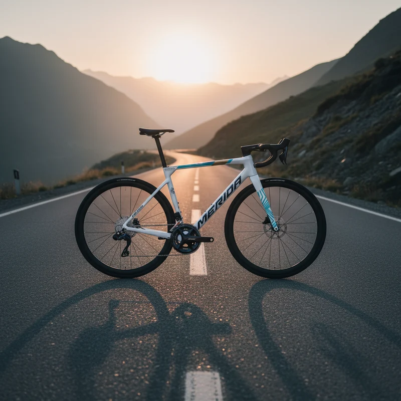 Merida Scultura 5000 Rennrad L pearl blue-team Carbon Shimano 105 Di2 12-fach Scheibenbremse 8,6kg