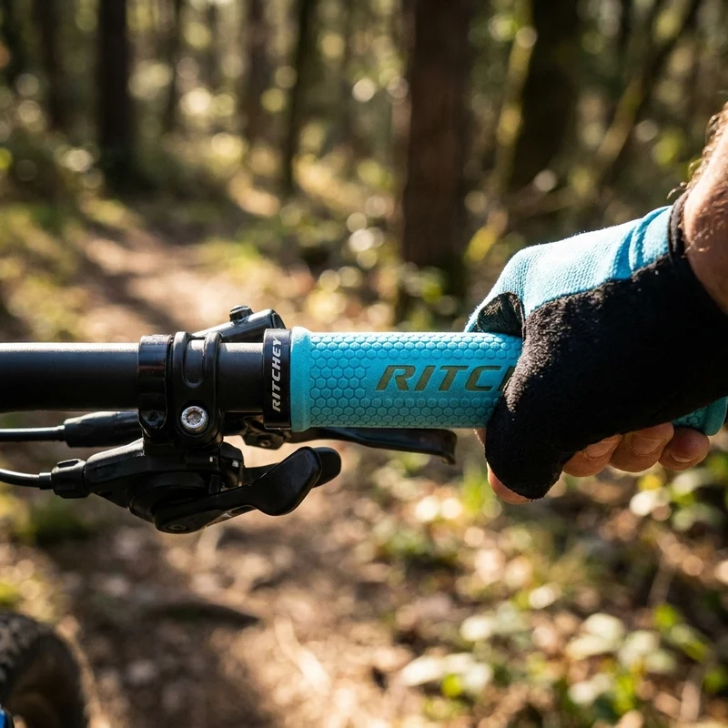 Ritchey WCS Truegrip Griff 130/31.2-34.5mm Himmelblau