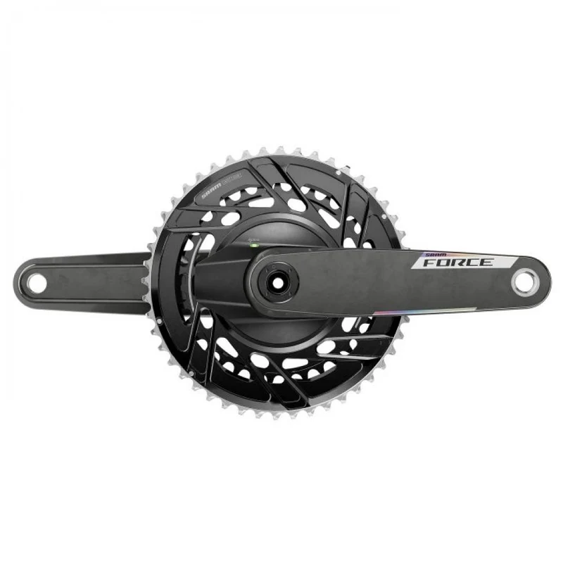 SRAM Kurbelgarnitur Kurbelgarnitur Quarq Force E1 160 mm 48-35T - Präziser Powermeter für maximale Performance