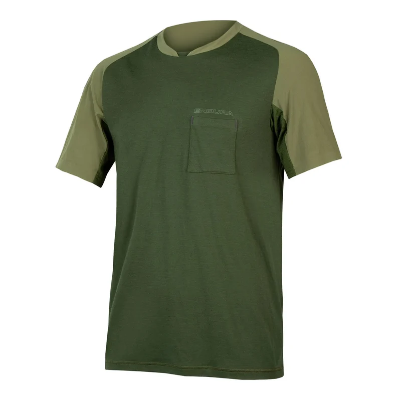 T-Shirt GV500 Foyle Endura Olivgrün