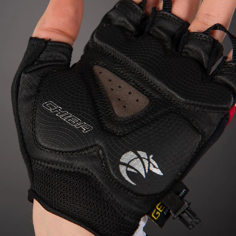 CHIBA Gel Premium - Fahrradhandschuhe weiß XXL, Gelpolster & Belüftung