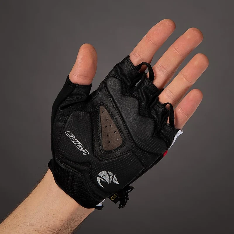 CHIBA Gel Premium - Fahrradhandschuhe weiß XXL, Gelpolster & Belüftung