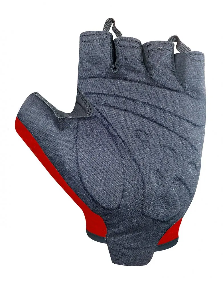CHIBA Gel Evolution - Radhandschuhe XS rot, gepolstert, atmungsaktiv
