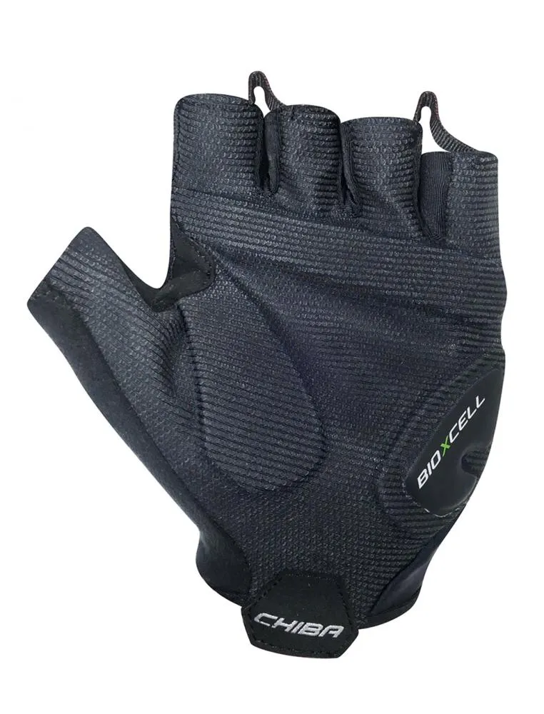 Chiba BioXCell Super Fly Handschuhe, schwarz, XS, Gelpolster gegen Taubheit, Carpal-Tunnel-Schutz, atmungsaktiv, Mikrofaser, Quick-Pull-Hilfe