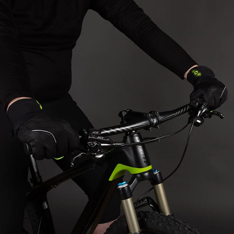 CHIBA Express+ - Radhandschuhe XS schwarz, wind- & wasserdicht mit Gelpolsterung