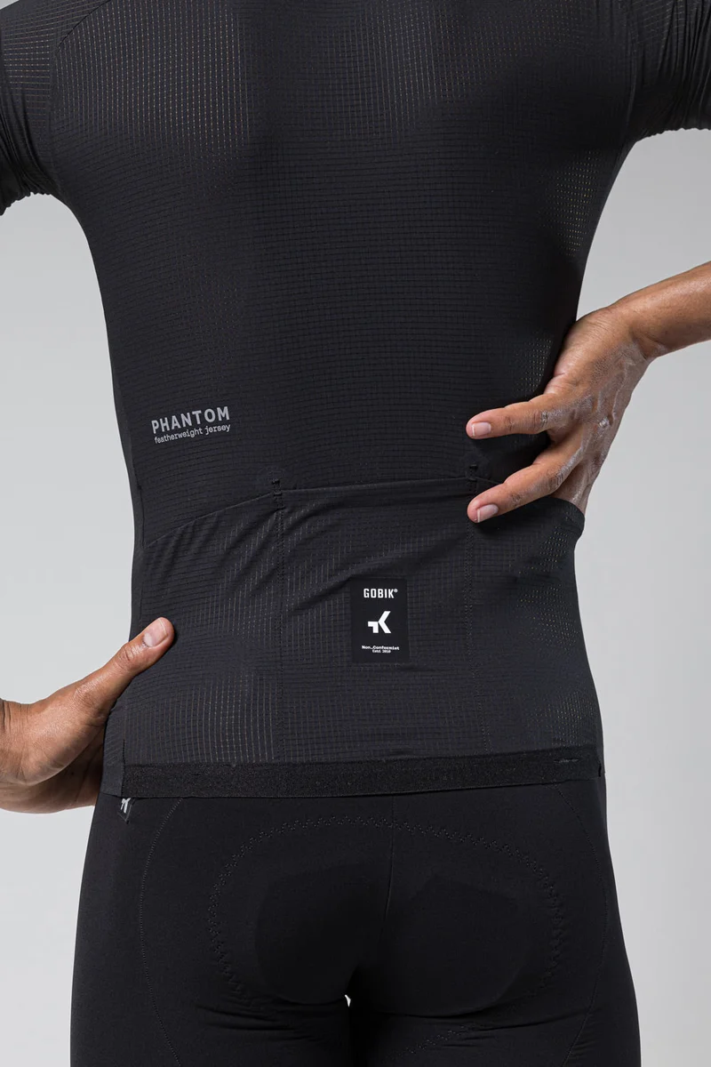 Phantom Kurzarmtrikot Gobik Unisex Jet Black