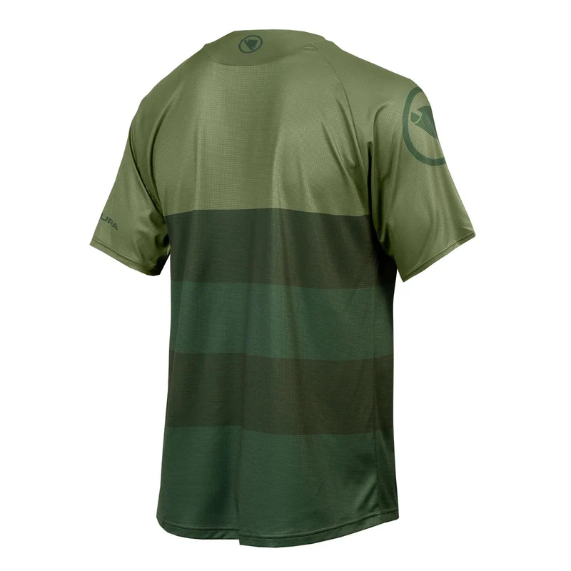SingleTrack Core T-Shirt Kurzarm Endura Mann Olive Grün