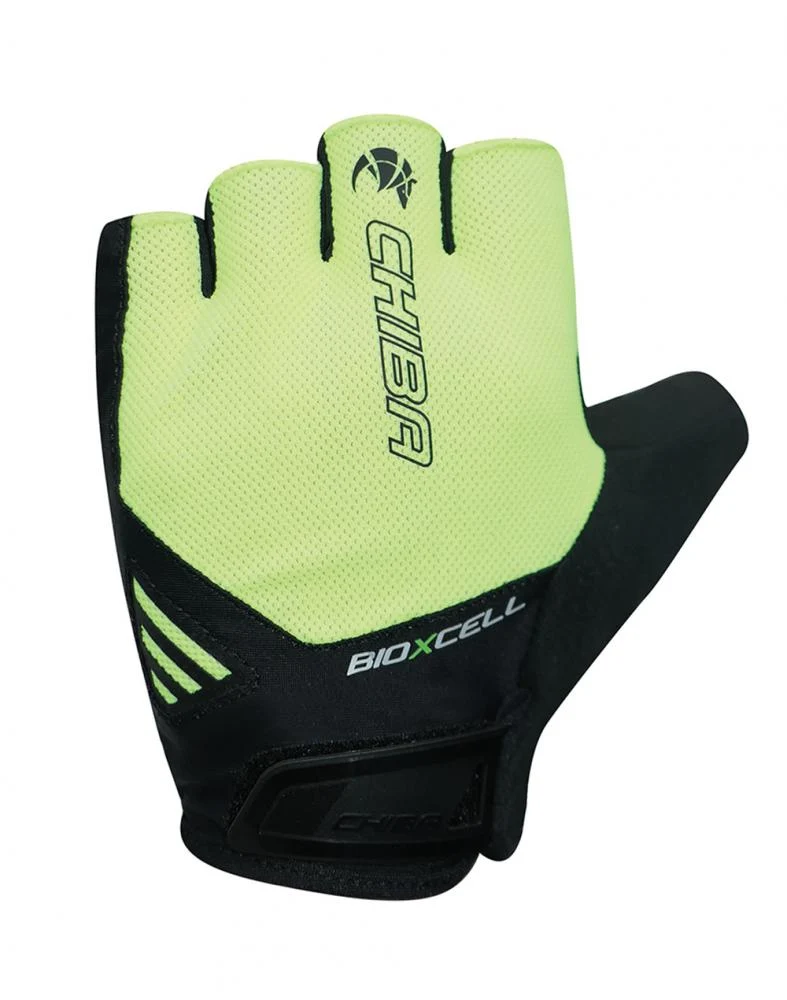 CHIBA BioXCell Air - Radhandschuhe neongelb XXL mit BioXCell Gelpolsterung