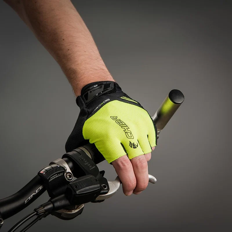 CHIBA BioXCell Air - Radhandschuhe neongelb XXL mit BioXCell Gelpolsterung