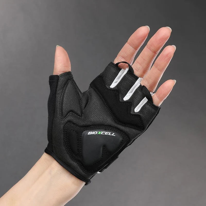 CHIBA BioXCell Lady - Radhandschuhe Damen, S, schwarz, BioXCell Gelpolsterung