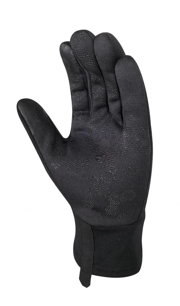 CHIBA Polarfleece Handschuhe - schwarz, Größe M, Touchfunktion