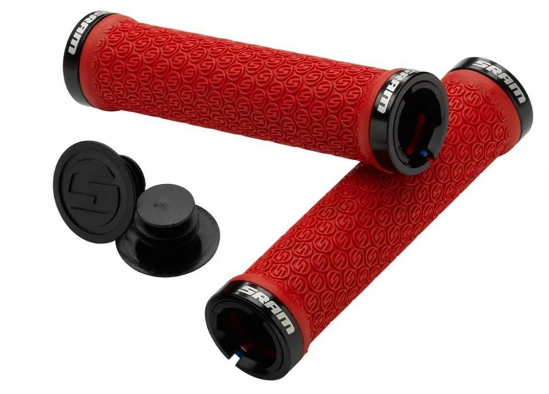 SRAM MTB Lockring Griffe - Lock-On Griffset, rot