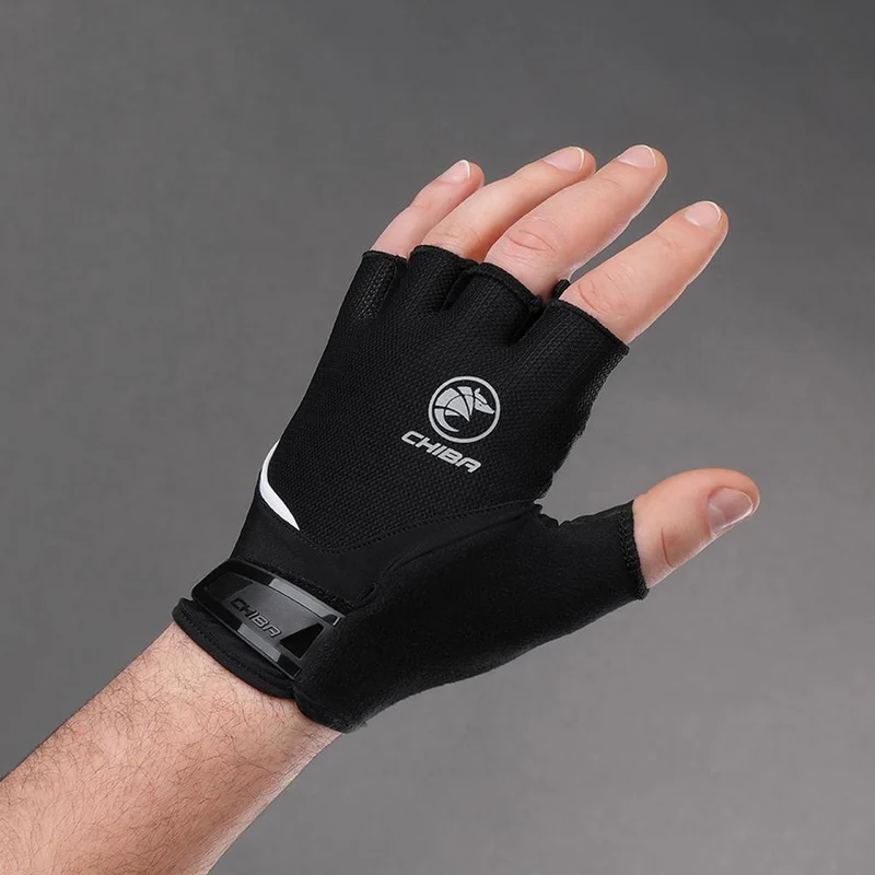 CHIBA Sport - Radhandschuhe schwarz XXL, atmungsaktiv mit leichter Polsterung