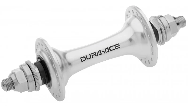 SHIMANO Vorderradnabe DURA-ACE TRACK HB-7710 36 Loch Vollachse m. Muttern, Silber