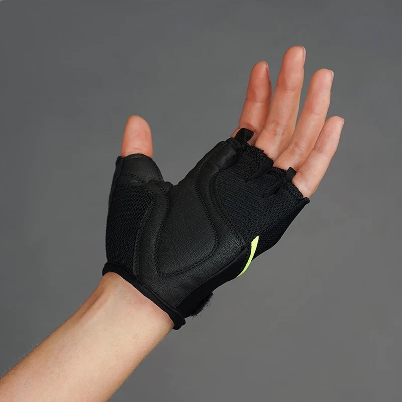 CHIBA Youth - Radhandschuhe kurzfinger schwarz S, atmungsaktiv & gepolstert, 55 g