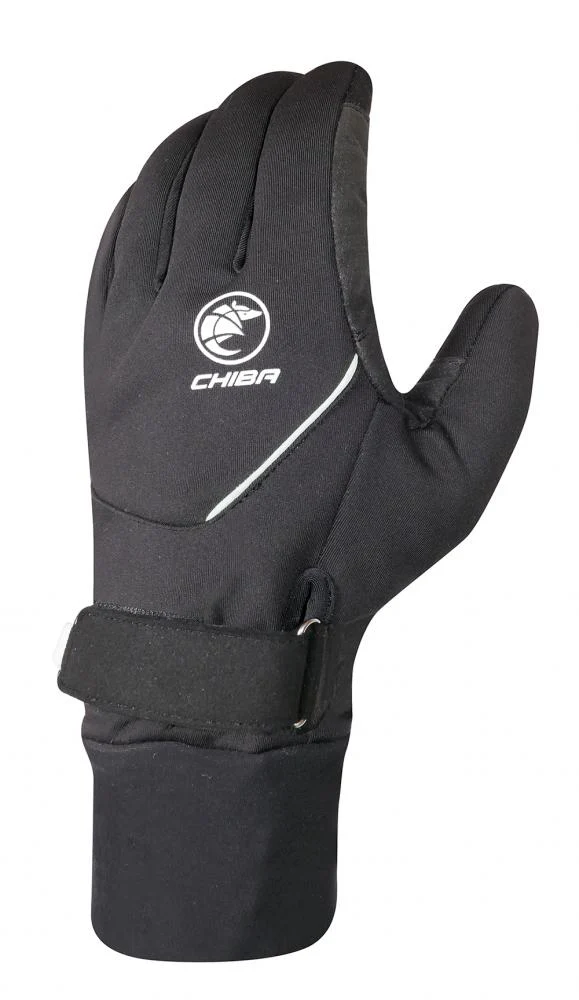 CHIBA Rain Pro - wasserdichte Winter-Radhandschuhe XXL schwarz/weiß
