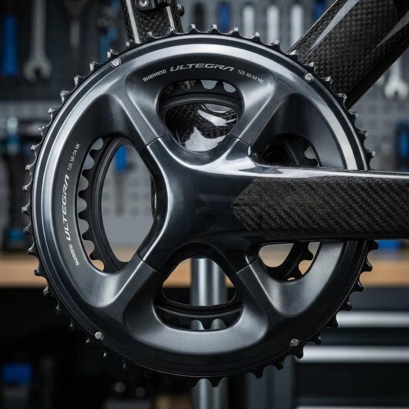 SHIMANO Kettenblatt ULTEGRA FC-R8100 50 Zähne - präziser Antrieb für Rennrad-Performance