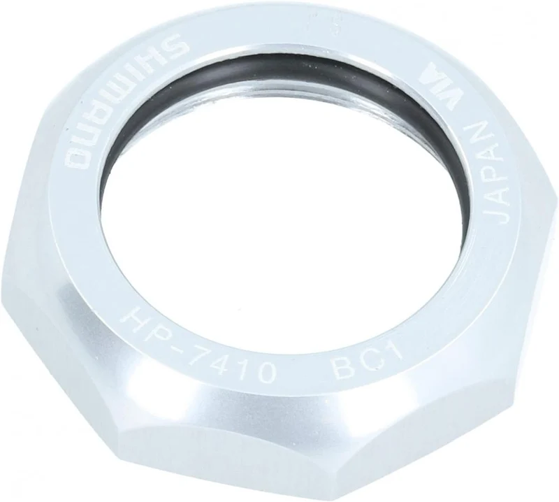 SHIMANO Kontermutter HP-7410 BSA 1,37 x 24 mm Größe 37 - präzise Lagersicherung