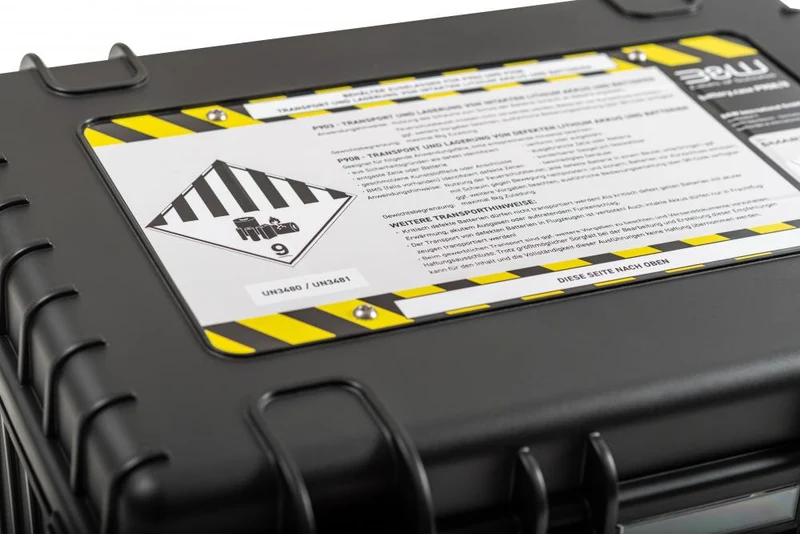 B&W Akkukoffer battery.case 908.8 (6000er Case) 908 - sicherer Transport für Li-Ion Akkus