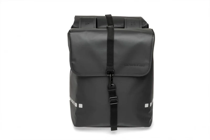 New Looxs Doppelpacktasche Odense Black Black - robuste Gepäckträgertasche für Alltag & E-Bike