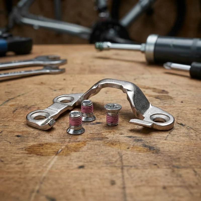 SHIMANO Abdeckplatte links PD-M520 inkl. Befestigungsschraube - Ersatzteil für Klickpedal