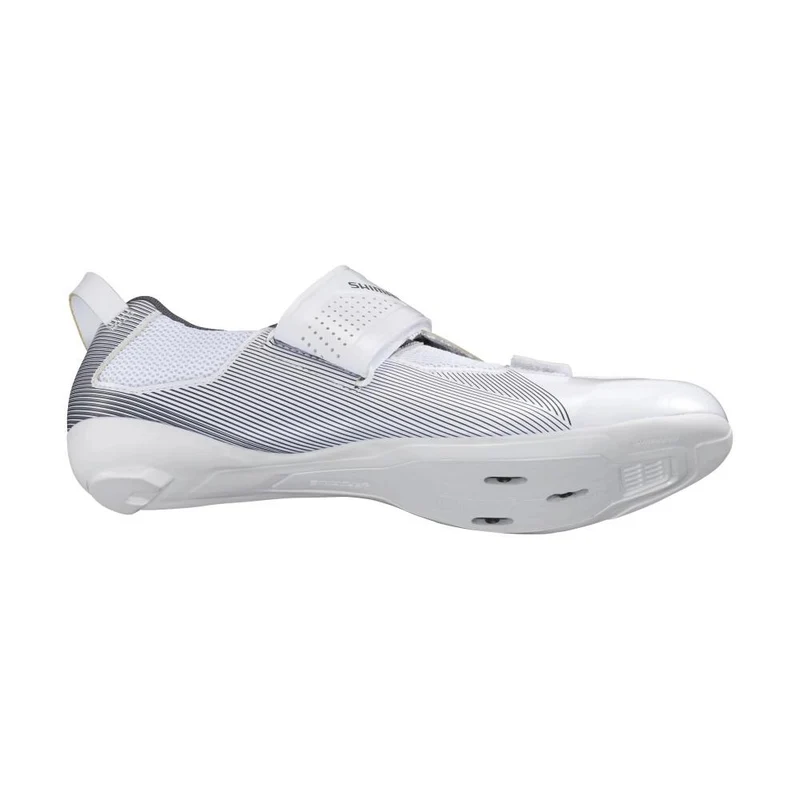 SHIMANO Fahrradschuhe TR501 - Triathlon Road SPD-SL, Größe 46, Weiß