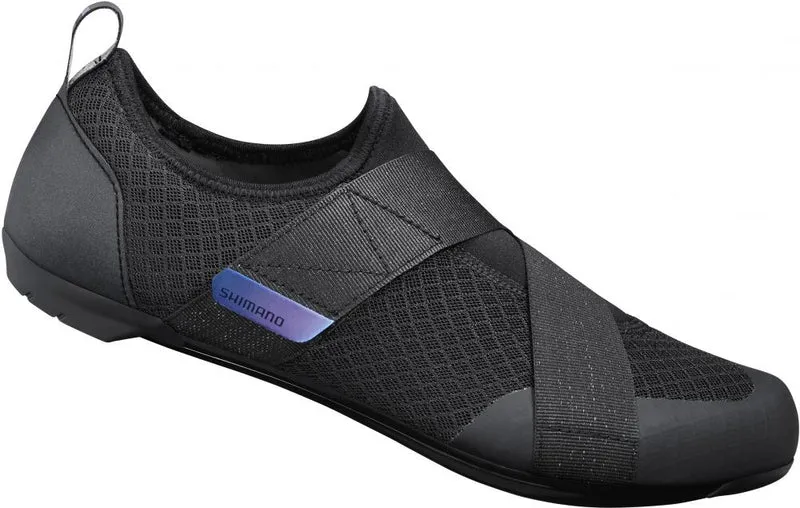 SHIMANO Fahrradschuhe IC100 ? Indoor/Road SPD-SL/SPD, Größe 43, Schwarz
