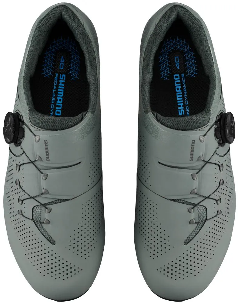 SHIMANO Fahrradschuhe RC302W Damen Road SPD-SL Fahrradschuhe Größe 40 Grün