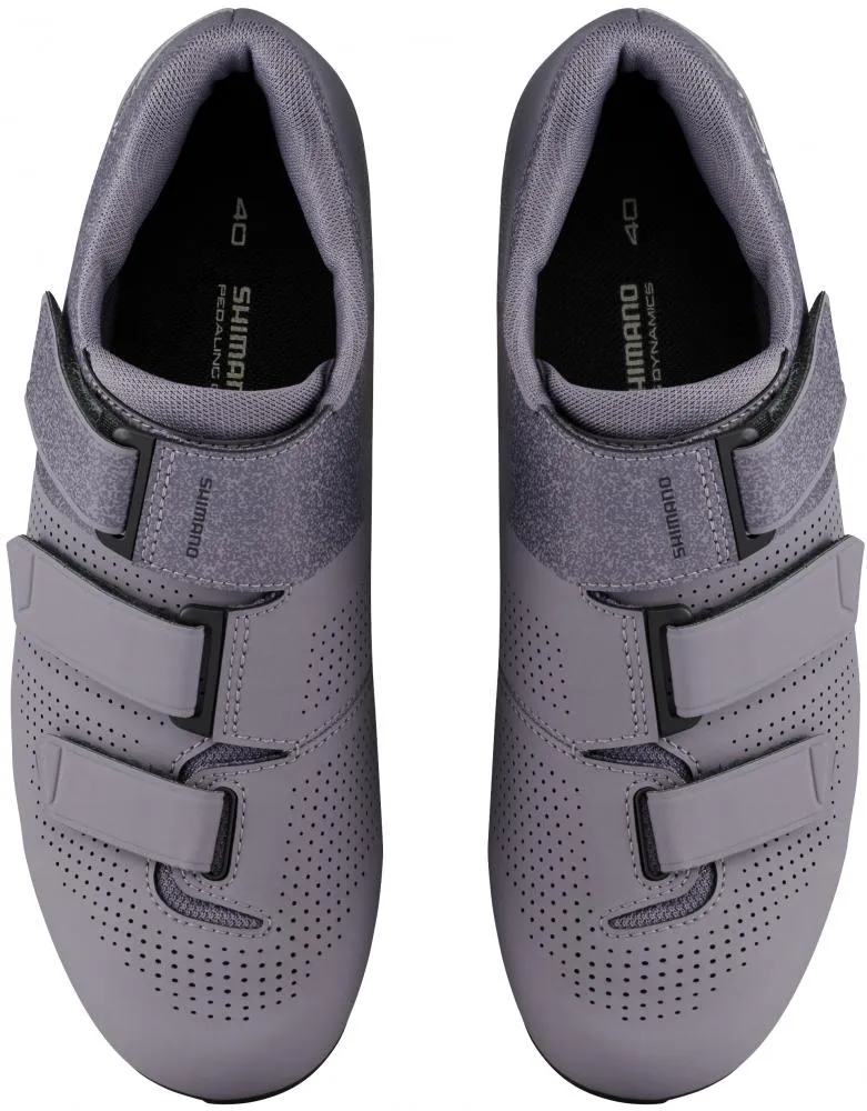 SHIMANO SHIMANO Fahrradschuhe RC102W Damen Road SPD-SL Größe 38 Lila - Rennradschuhe mit Klettverschluss