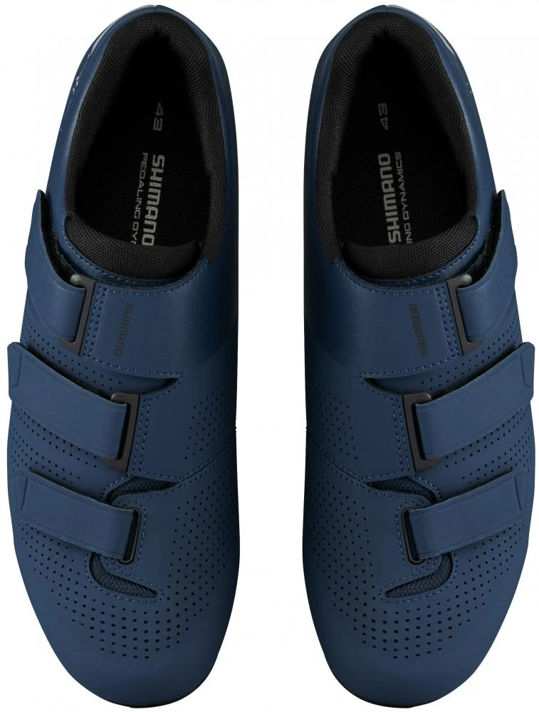SHIMANO Fahrradschuhe RC102 Herren/Damen Road SPD-SL Fahrradschuhe Größe 45 Blau