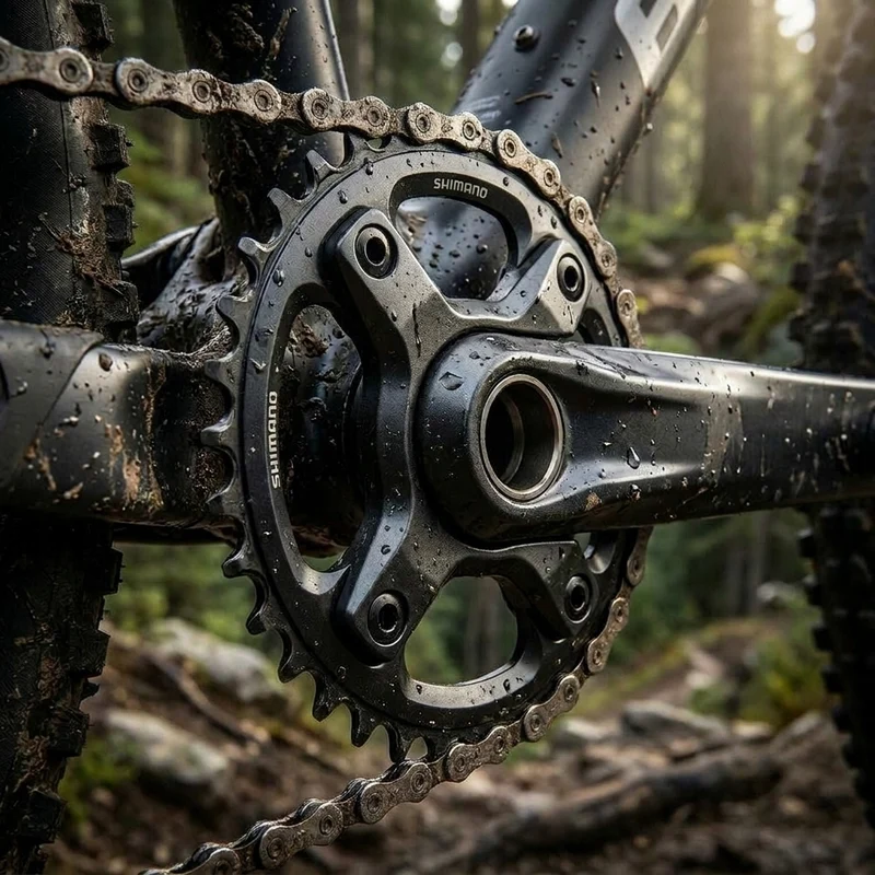 SHIMANO Kettenblatt FC-M3000 22 Zähne mit KSR - präziser Antrieb für Ihr MTB
