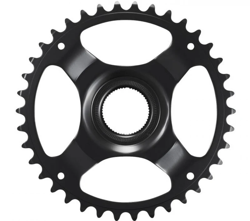 SHIMANO Kettenblatt CR-ET600 38Z ohne KSR - Effiziente Performance für E-Bike Antriebe
