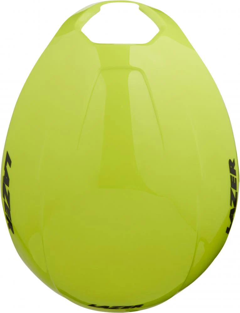 LAZER AEROSHELL STRADA FLASH YELLOW S - aerodynamisches Helm-Cover mit Wetterschutz