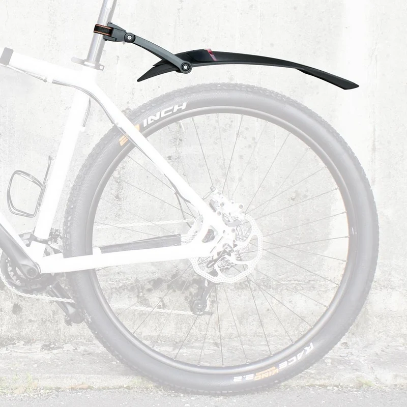 SKS Nightblade MTB-Schutzblech 26\"-27,5\" mit integriertem, USB-aufladbarem Rücklicht, StVZO-zugelassen, Quick-Release-Befestigung, optimaler Spritzschutz